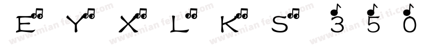 EYXLKS 3500ZSYB字体转换
